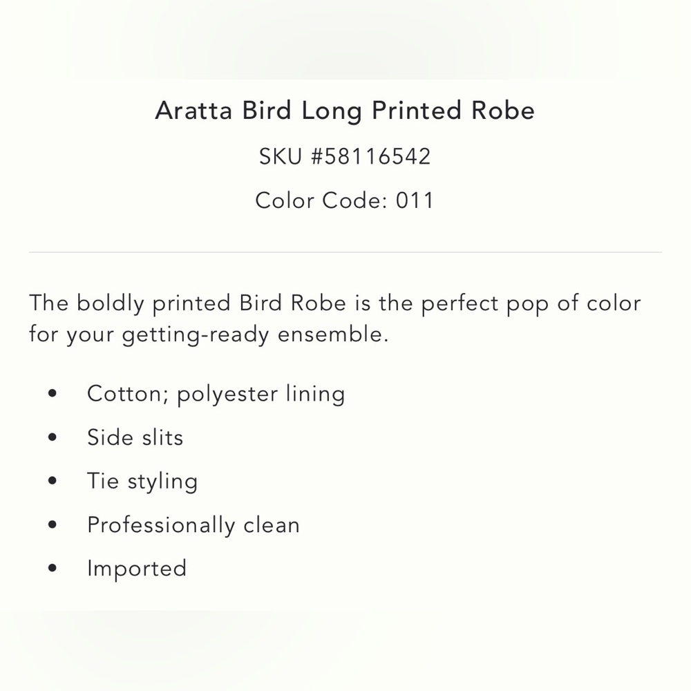 Aratta Robe - Picture 11 of 11